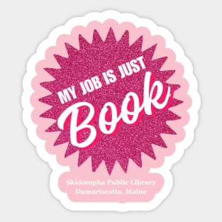 Just Book - Pink Sticker